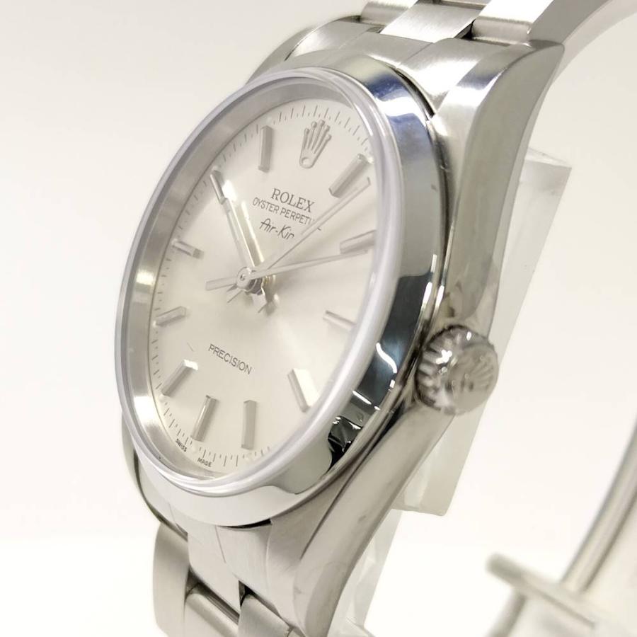 ROLEX（ロレックス） エアキング 自動巻き SS シルバー文字盤 D番