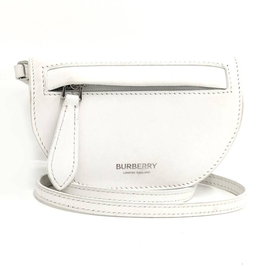 BURBERRY（バーバリー） ミニオリンピア ショルダーバッグ レザー 