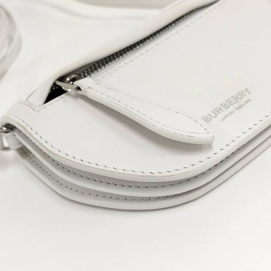 BURBERRY（バーバリー） ミニオリンピア ショルダーバッグ レザー 