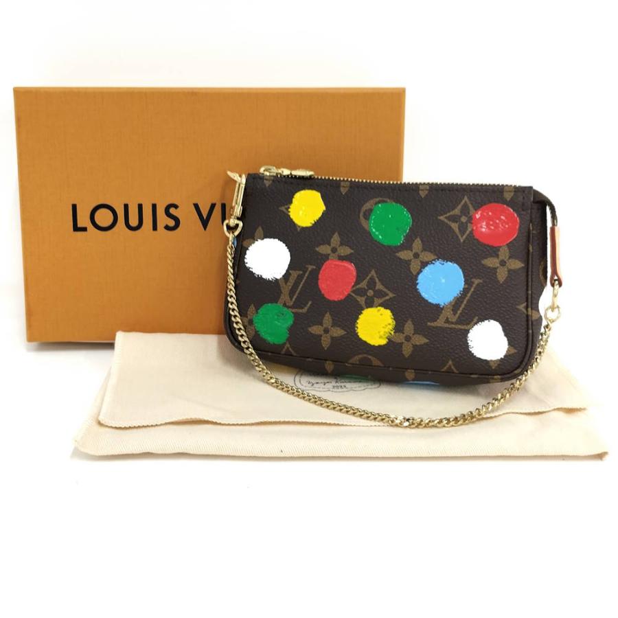 ルイヴィトン　モノグラム　ミニ　ポシェット　アクセソワール　草間彌生 LOUIS VUITTON（ルイ・ヴィトン） ミニポシェット アクセソワール