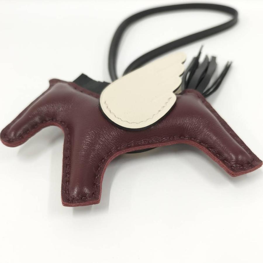 HERMES（エルメス） ロデオ PM バッグチャーム ペガサス レザー バイ