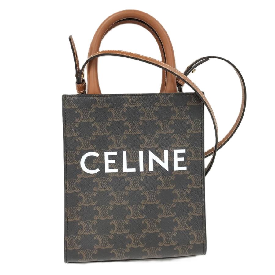 セリーヌ(Celine) トリオンフ バーティカル カバ ミニ ショルダーバッグ CELINE（セリーヌ） バーティカルカバ ミニ 2WAYショルダーバッグ