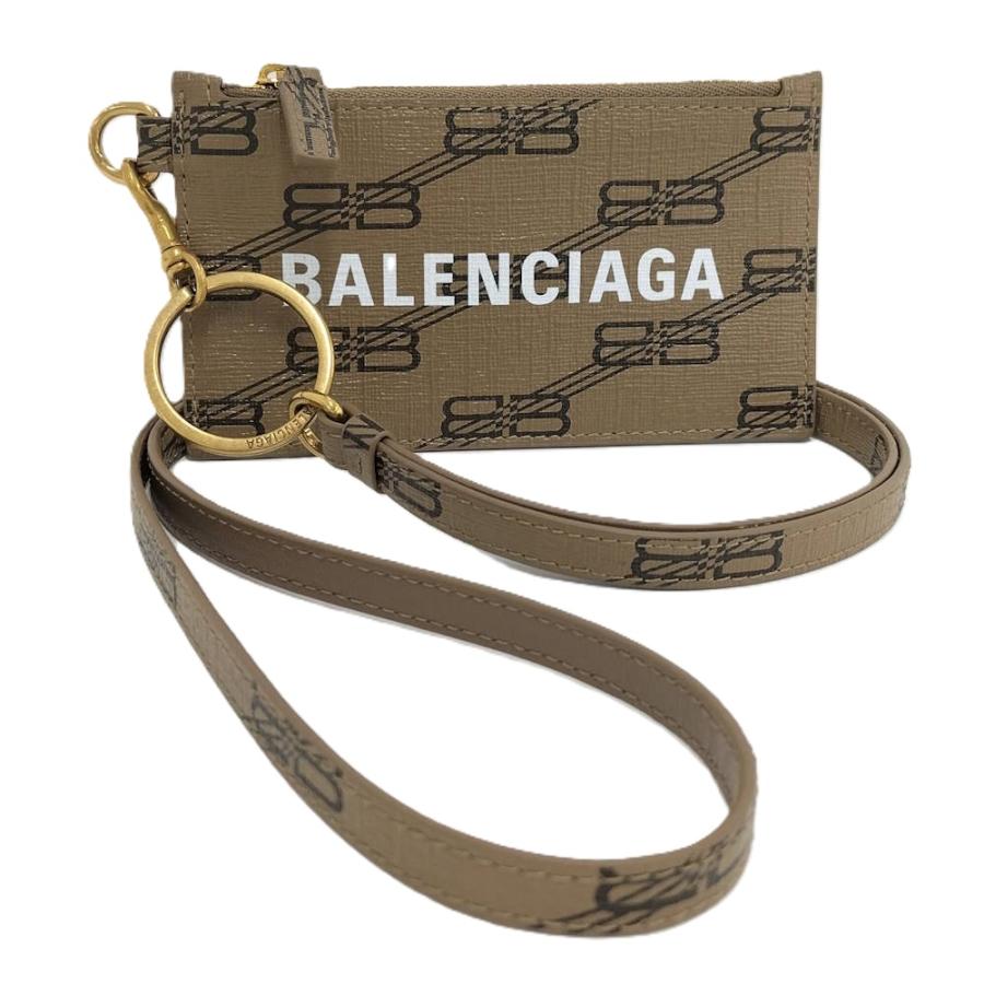 バレンシアガ　フラグメントケース BALENCIAGA（バレンシアガ） フラグメントケース ストラップ付き PVC