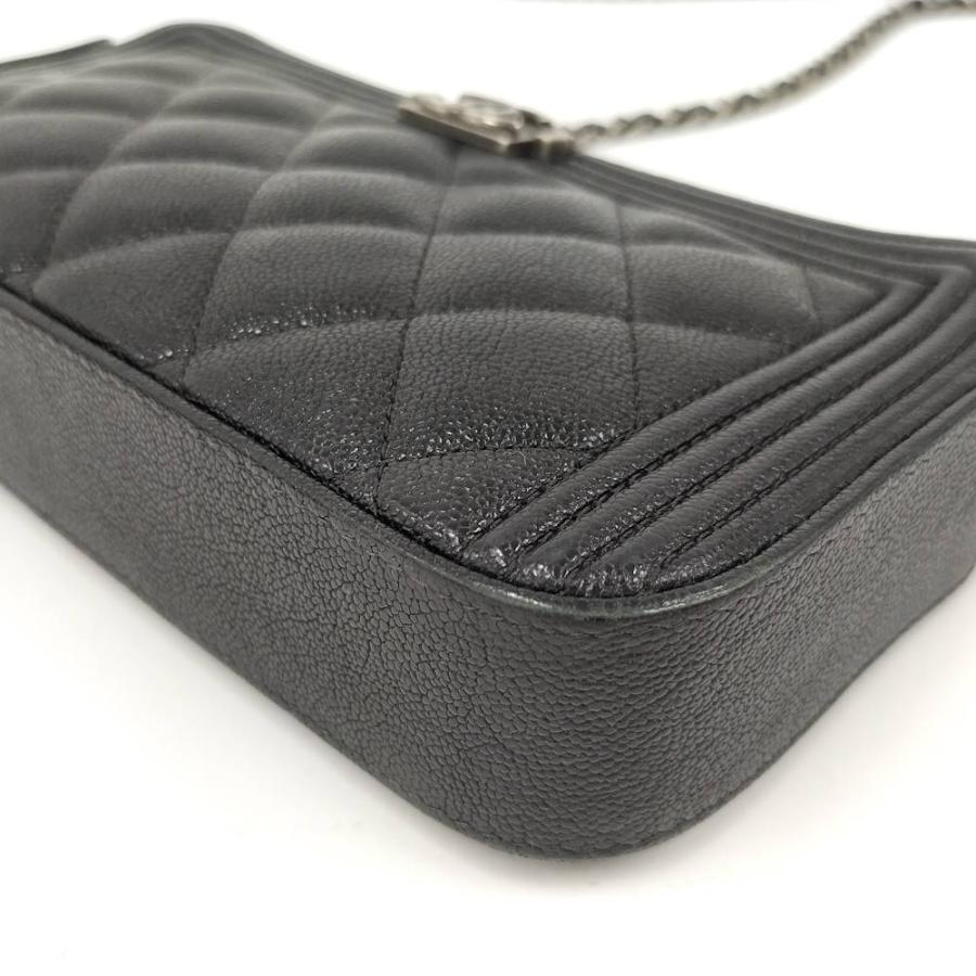 CHANEL（シャネル） ボーイシャネル チェーンウォレット レザー