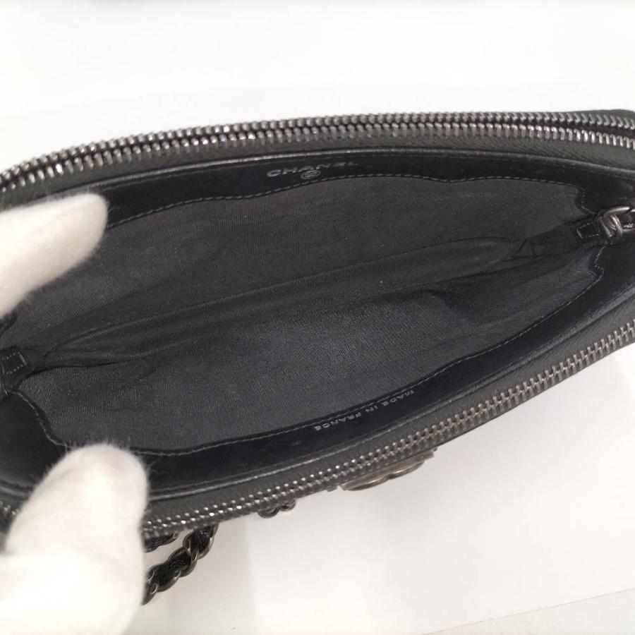 CHANEL（シャネル） ボーイシャネル チェーンウォレット レザー
