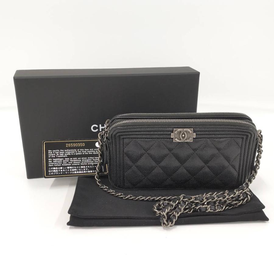 マ*)様 ボーイシャネル チェーンウォレット CHANEL シャネル CHANEL（シャネル） ボーイシャネル チェーンウォレット レザー