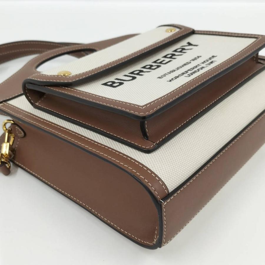 BURBERRY（バーバリー） ミニ ポケットバッグ 2WAYバッグ キャンバス