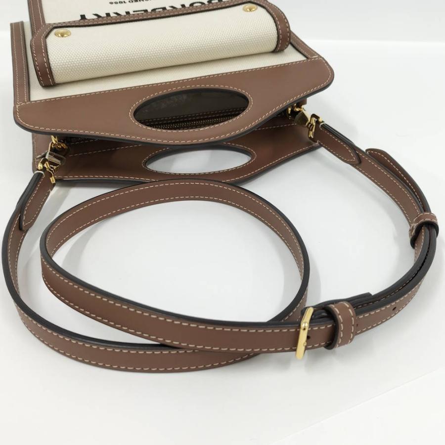 BURBERRY（バーバリー） ミニ ポケットバッグ 2WAYバッグ キャンバス
