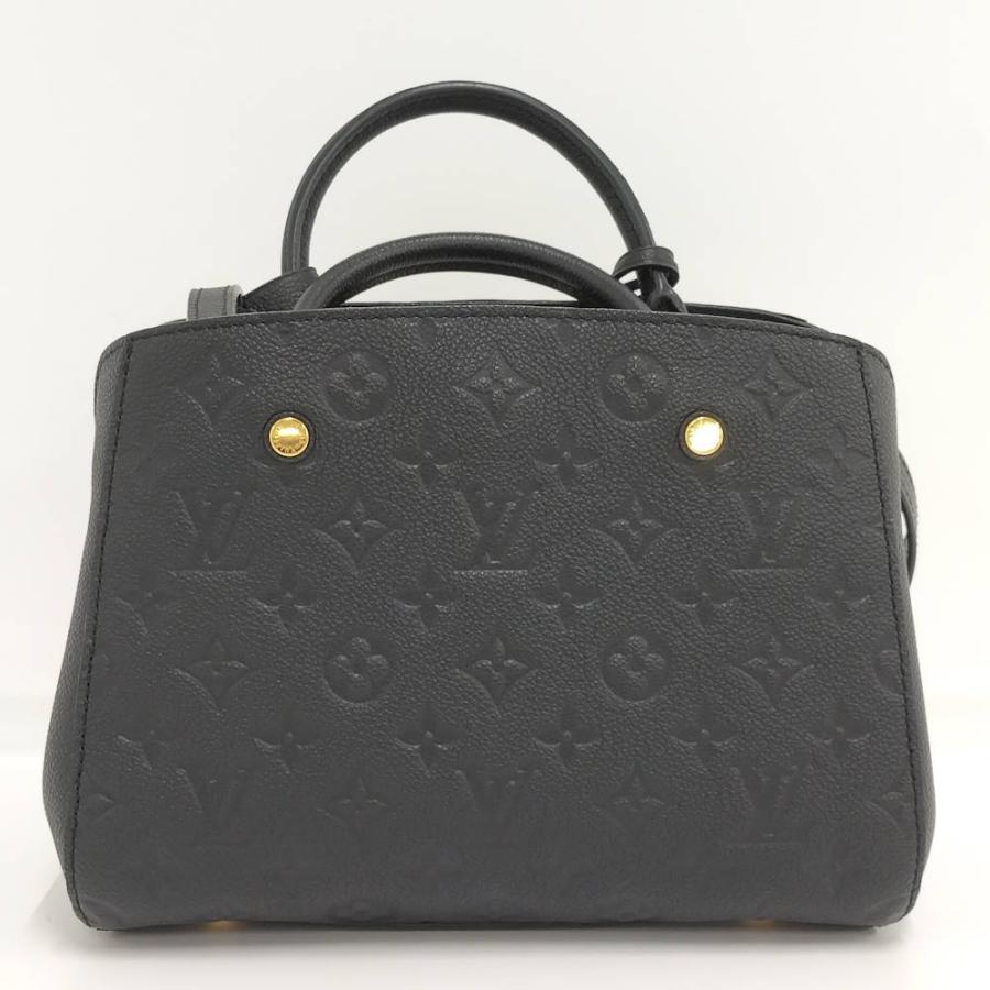 LOUIS VUITTON モンテーニュBB モノグラム アンプラント ブラック LOUIS VUITTON（ルイ・ヴィトン） モンテーニュBB 2WAYバッグ