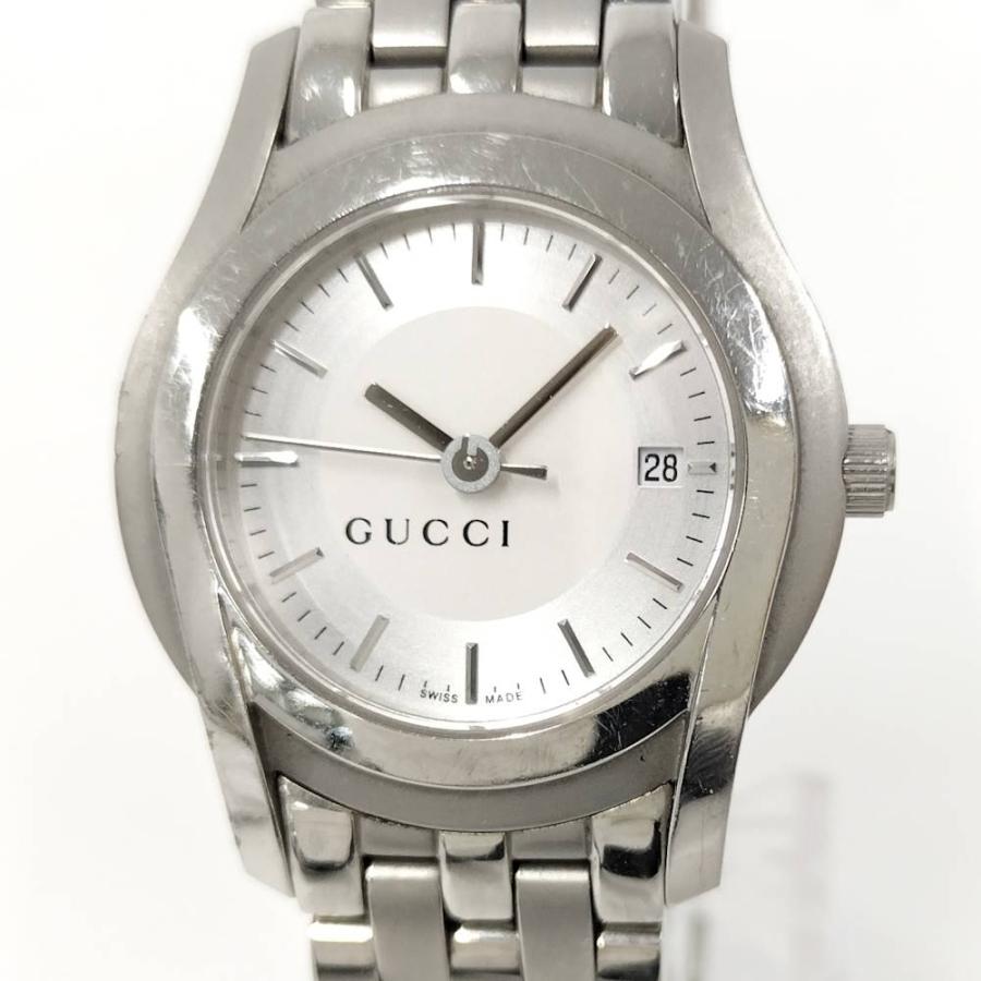 GUCCI（グッチ） 腕時計 SS クオーツ シルバー文字盤 5500L : JJ