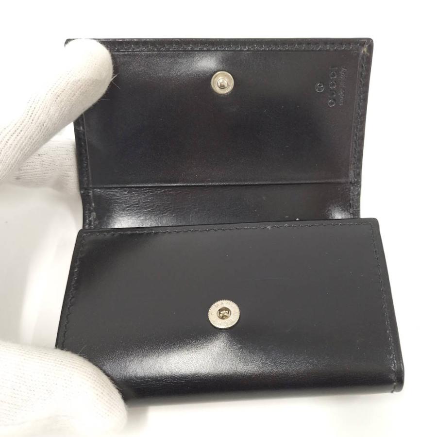 GUCCI（グッチ） キーケース 6連 ブラック レザー 00304160857 : JJ