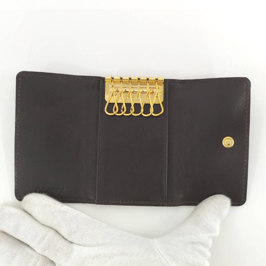 CELINE（セリーヌ） CELINE 6連キーケース マカダム キャンバス