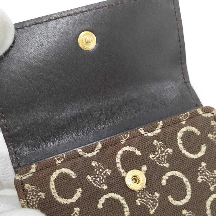 新品同様 ＊ CELINE セリーヌ マカダム キャンバス 6連キーケース 茶色 CELINE（セリーヌ） CELINE 6連キーケース マカダム キャンバス