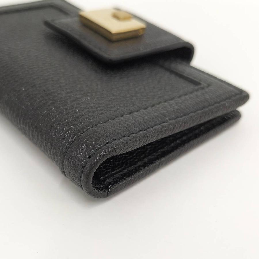 FERRAGAMO（フェラガモ） FERRAGAMO 6連キーケース レザー ブラック
