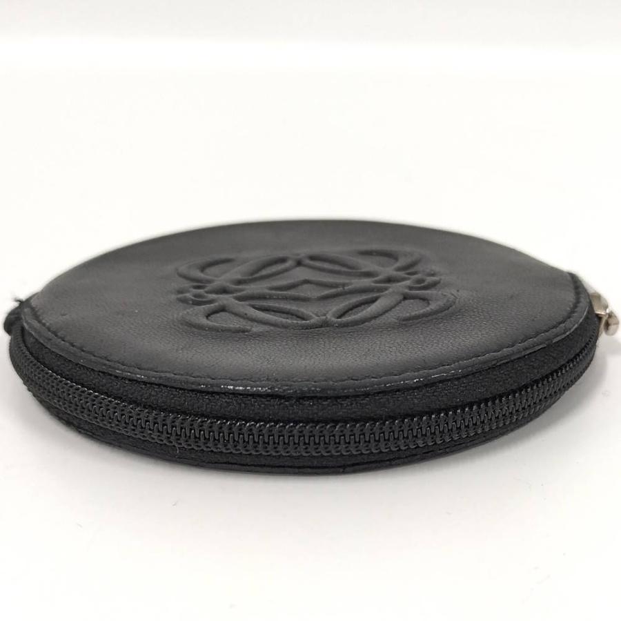 ロエベ　ケース　小銭入れ　アナグラム　レザー LOEWE（ロエベ） コインケース アナグラム レザーブラック : JJ