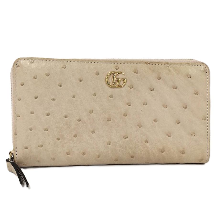GUCCI（グッチ） ラウンドファスナー長財布 GGマーモント 