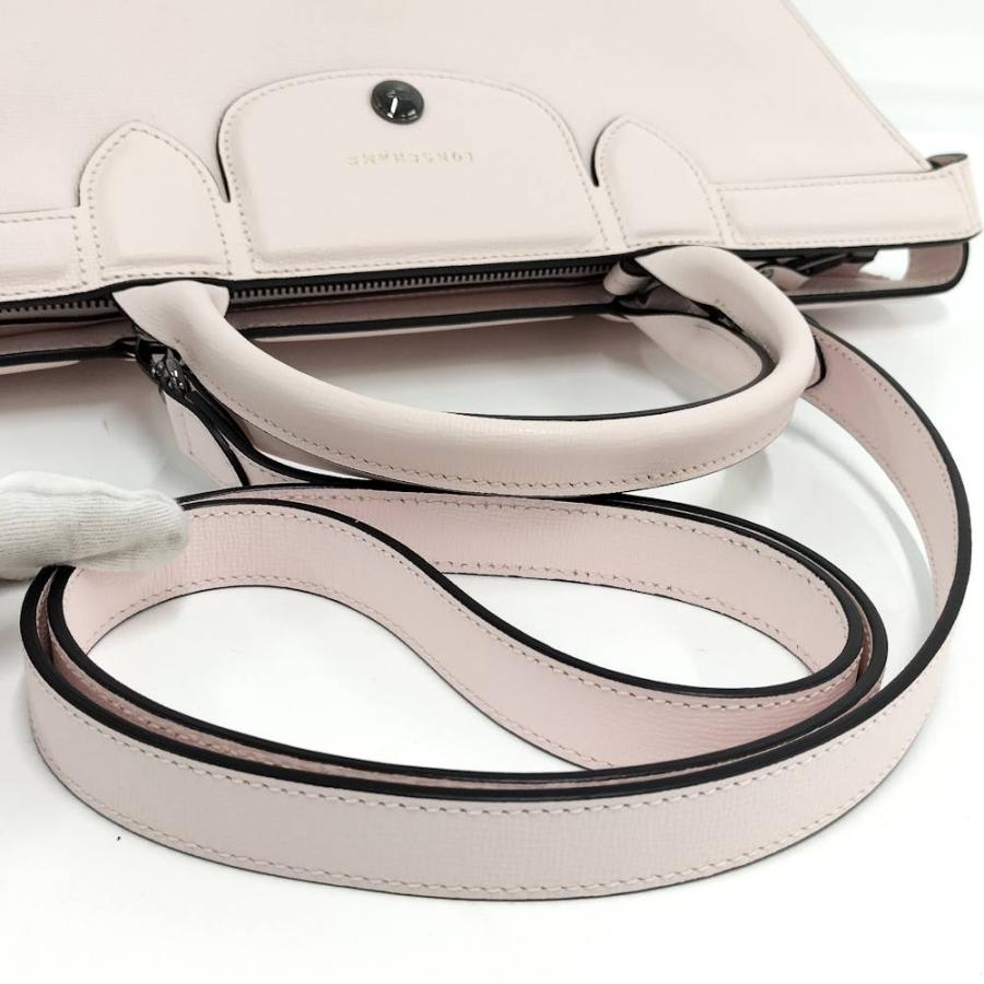LONGCHAMP 2WAYバッグ レザー ピンク_3