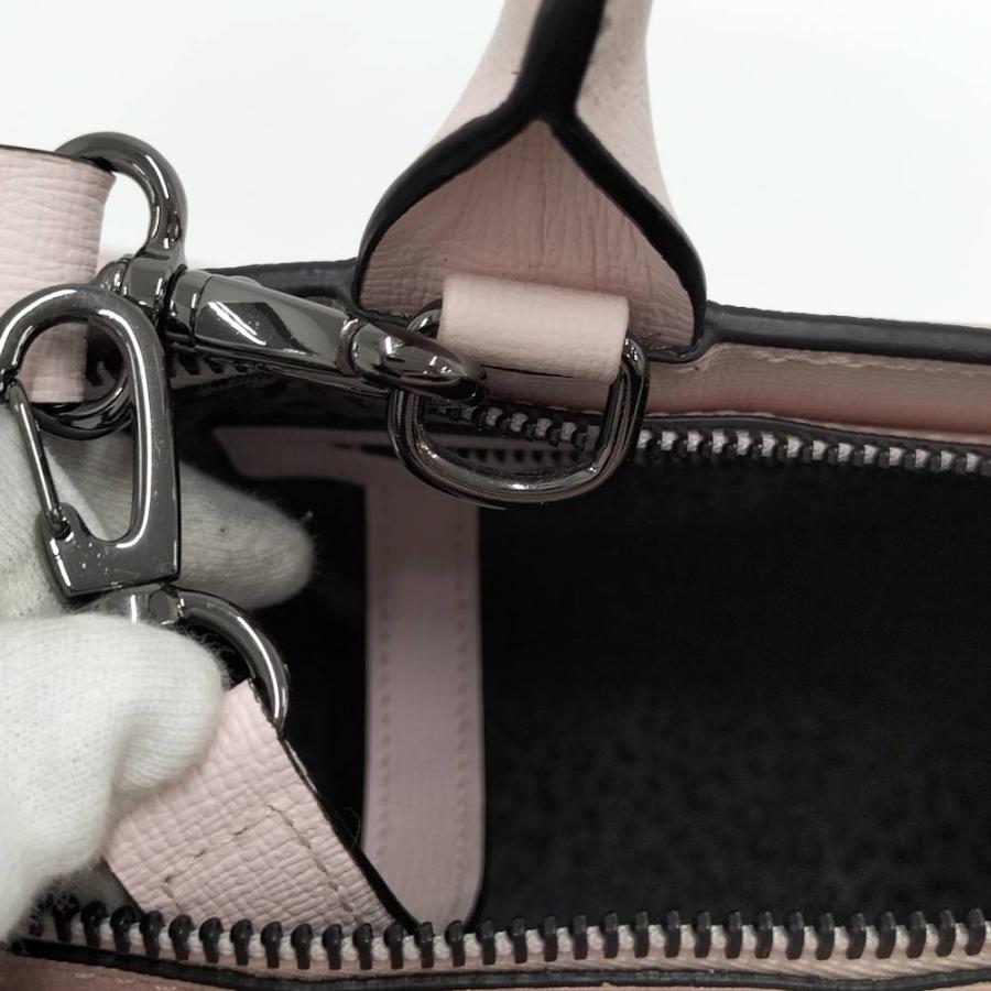 LONGCHAMP 2WAYバッグ レザー ピンク_7