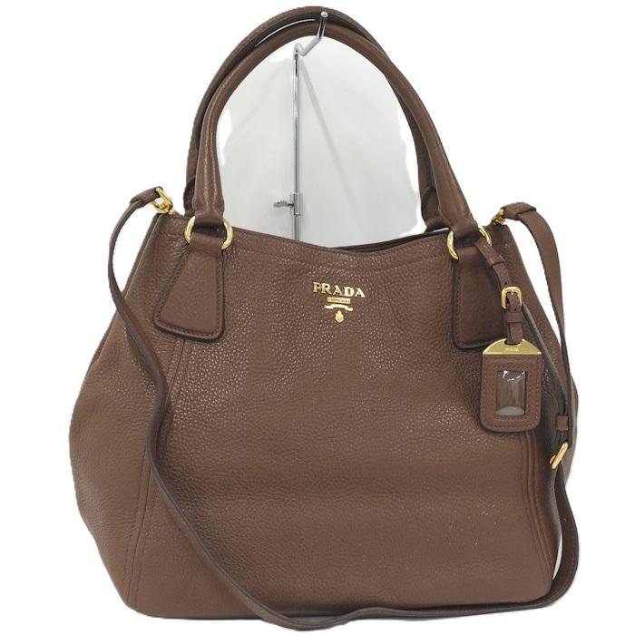PRADA（プラダ） ショルダーバッグ レザーブラウン BN2534 : JJ