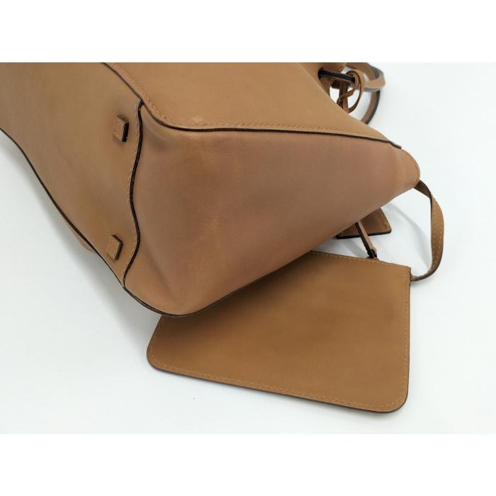 GUCCI トートバッグ ポーチ付き レザー ブラウン 94898_2