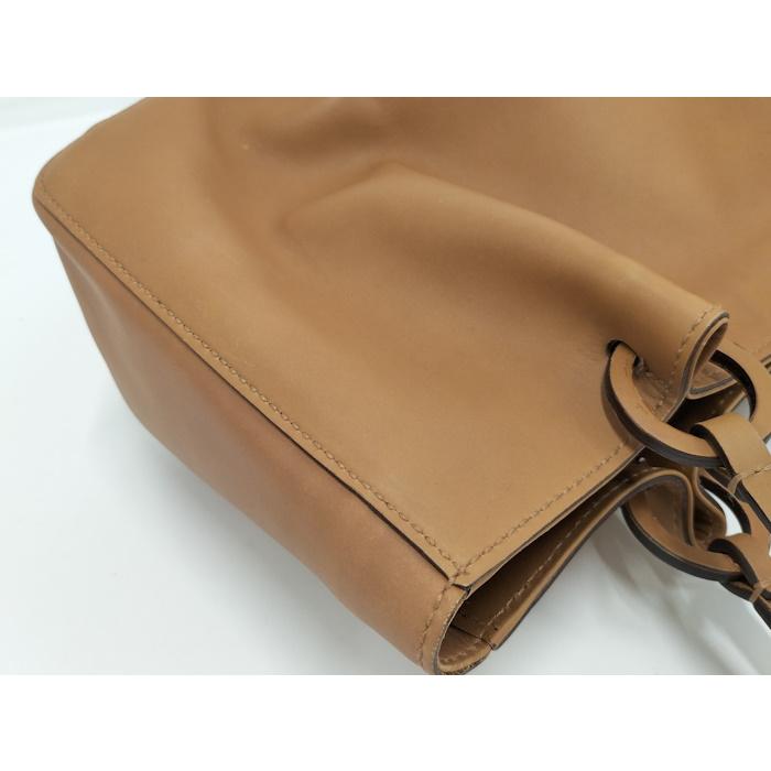 GUCCI トートバッグ ポーチ付き レザー ブラウン 94898_6