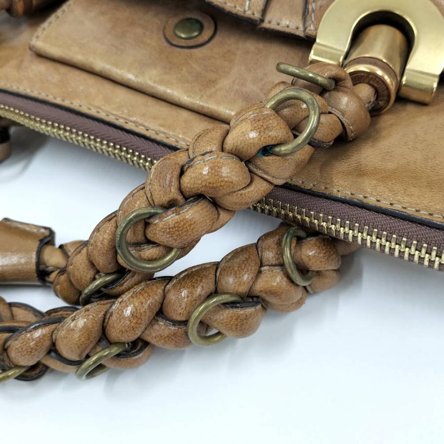 Chloe（クロエ） エロイーズ ハンドバッグ レザー ブラウン : JJ