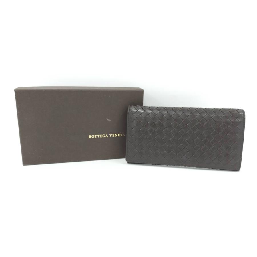BOTTEGA VENETA（ボッテガ・ヴェネタ） 二つ折り長財布 イントレ