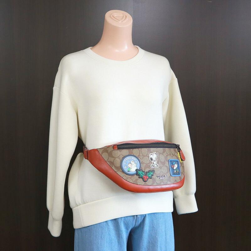 COACH コーチ ボディーバッグ シグネチャー キャンバス×レザー