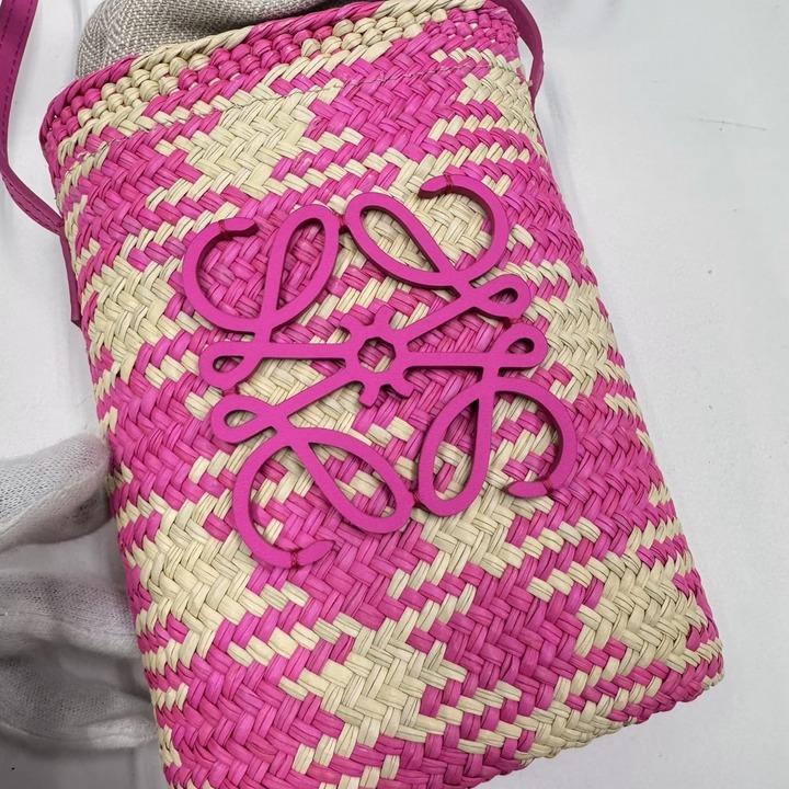LOEWE ロエベ スクエアポケット ショルダーバッグ アナグラム