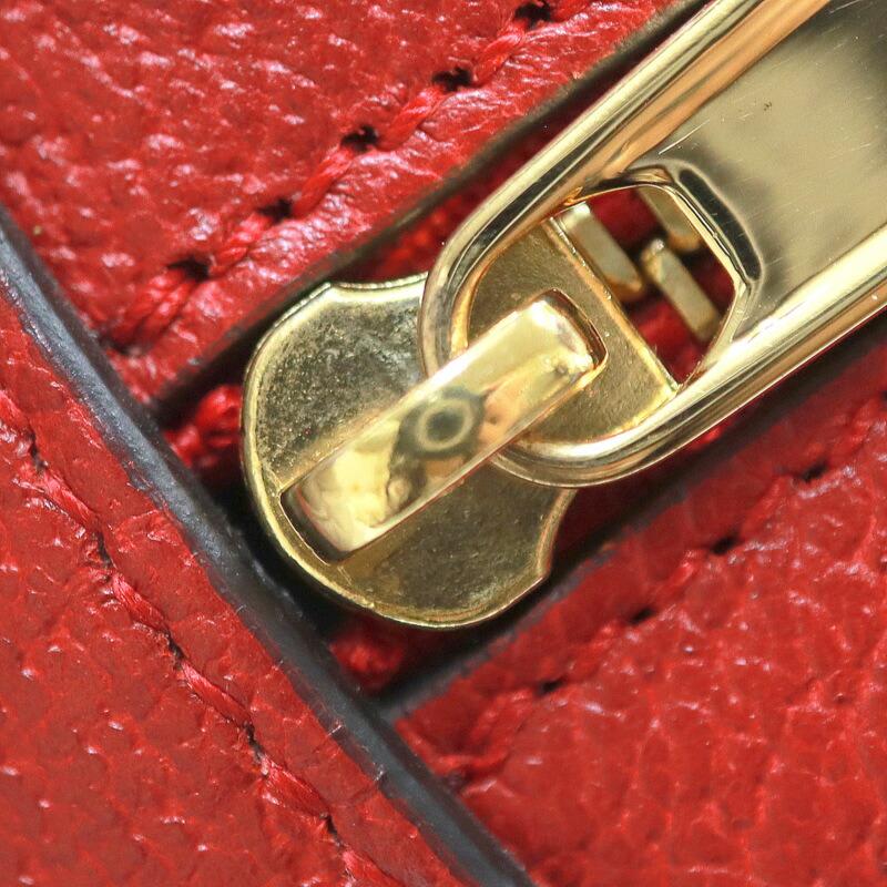GUCCI グッチ ミニ・サークル・リュック オフィディア×GGフローラ PVC×レザー カーキ×レッド 598661_6