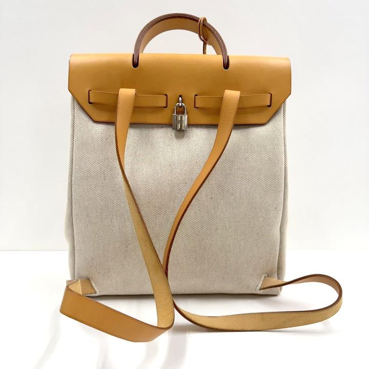 HERMES エルメス エールバッグアドPM リュック ナチュラル ベージュ
