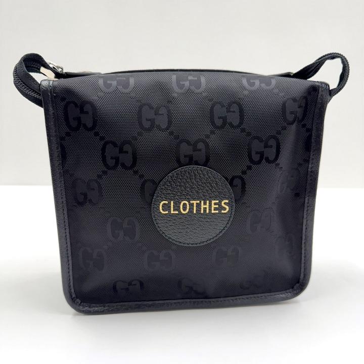 GUCCI グッチ オフザグリッド・トラベルポーチ ナイロン×レザー