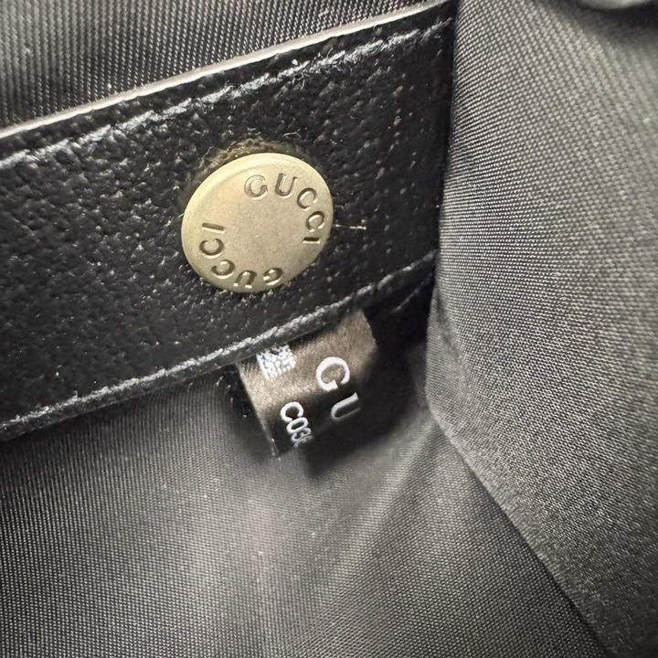 GUCCI グッチ オフザグリッド・トラベルポーチ ナイロン×レザー