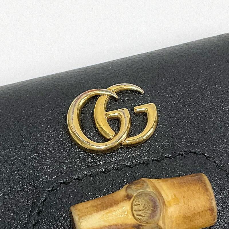 GUCCI グッチ バンブー 6連キーケース レザー ブラック 658636 : JJ