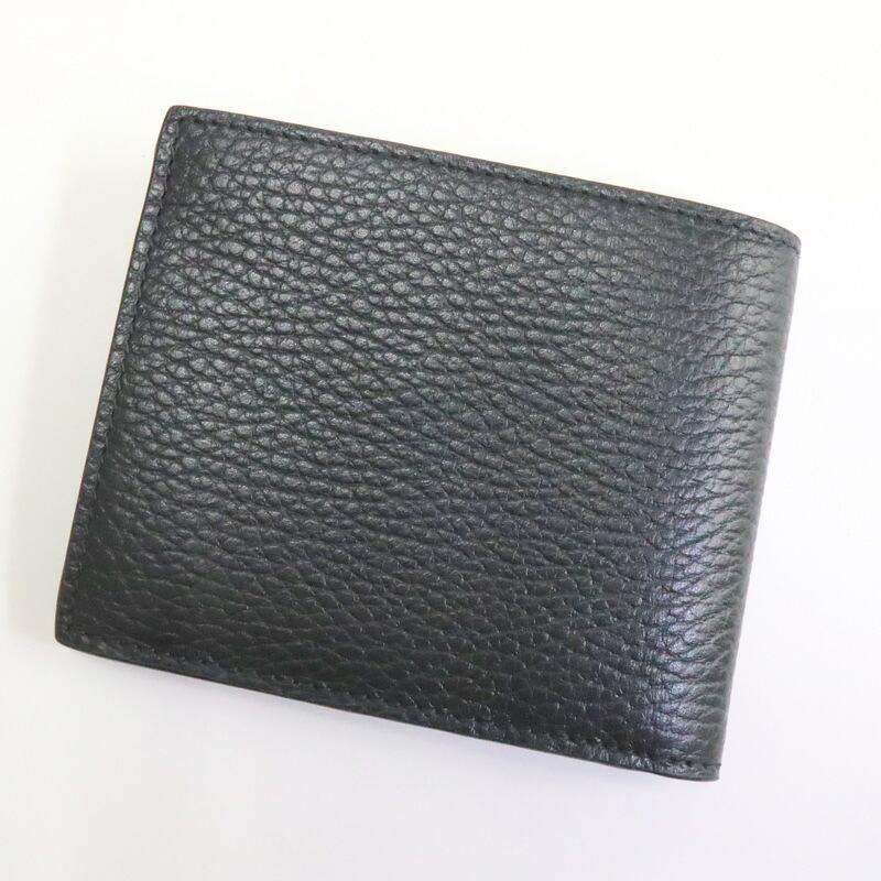 GUCCI グッチ インターロッキングG・2つ折りコンパクト財布 ブラック