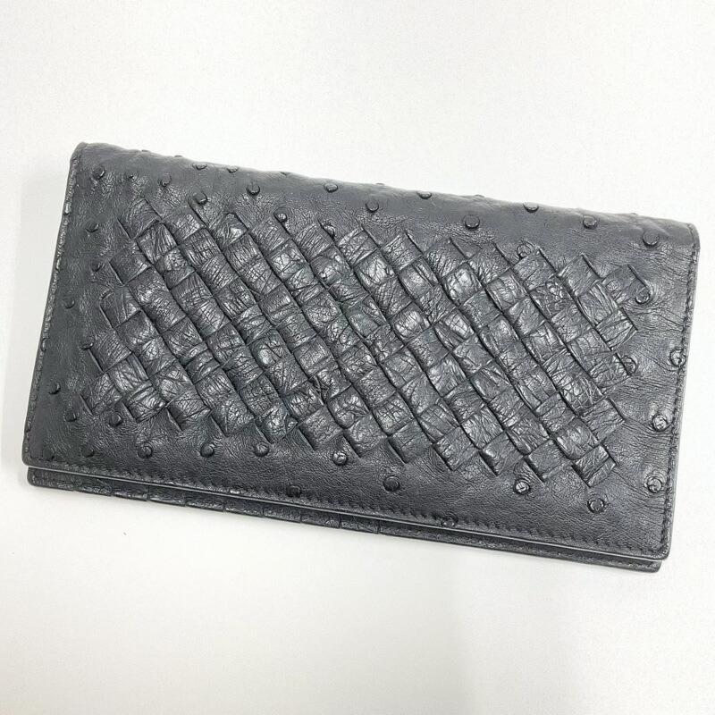 BOTTEGA VENETA ボッテガヴェネタ 二つ折り財布 ブラック