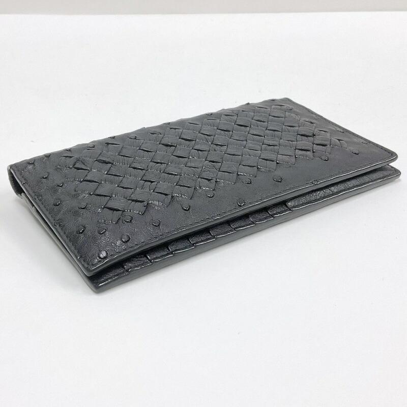 BOTTEGA VENETA ボッテガヴェネタ 二つ折り財布 ブラック