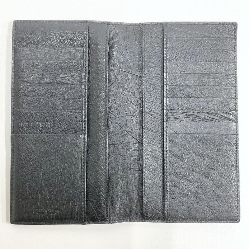 BOTTEGA VENETA ボッテガヴェネタ 二つ折り財布 ブラック