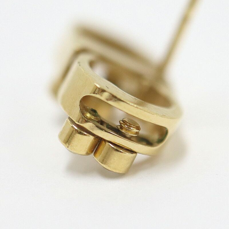 Dior ディオール ピアス GP×ラインストーン ゴールド : JJコレクション