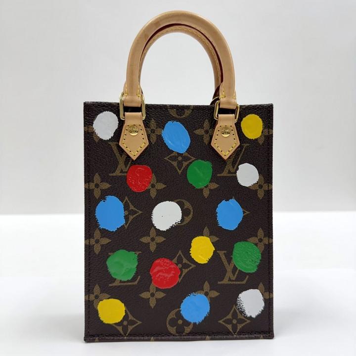 LOUIS VUITTON×草間彌生 プティットサックプラ ハンドバッグ