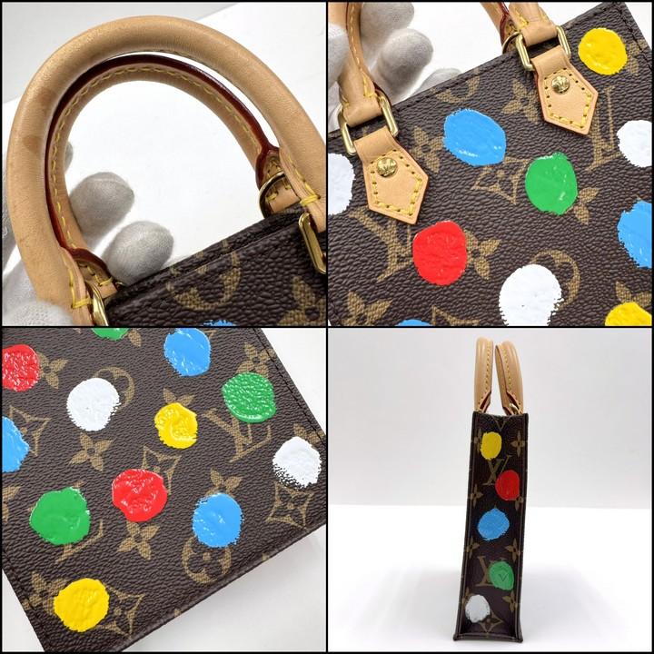 LOUIS VUITTON×草間彌生 プティットサックプラ ハンドバッグ