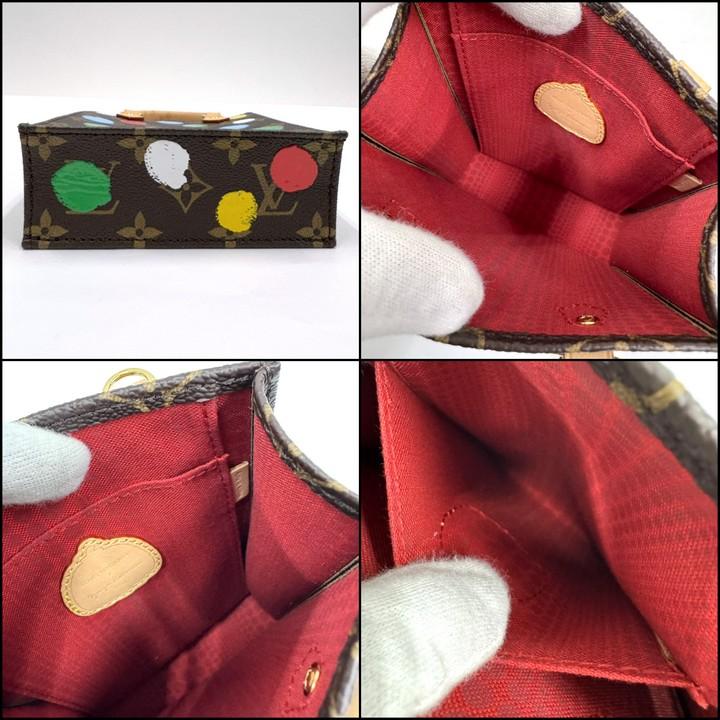 LOUIS VUITTON×草間彌生 プティットサックプラ ハンドバッグ