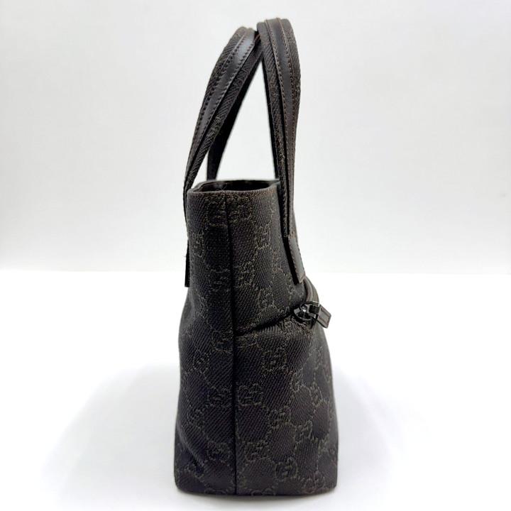 GUCCI グッチ ミニトート GGキャンバス×レザー ブラウン 105651 : JJ