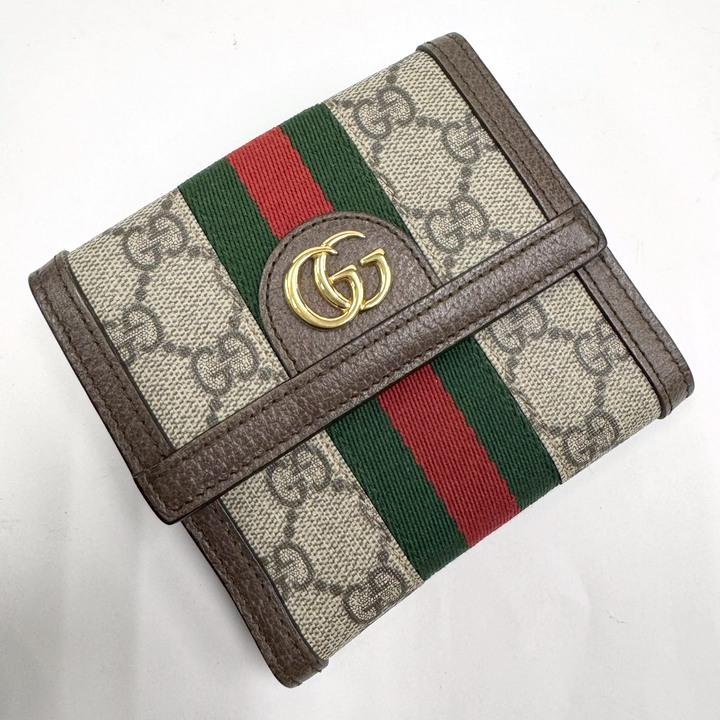 GUCCI オフィディア フレンチフラップウォレット 財布 GGスプリーム 