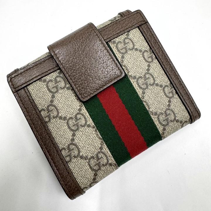 GUCCI オフィディア フレンチフラップウォレット 財布 GGスプリーム 