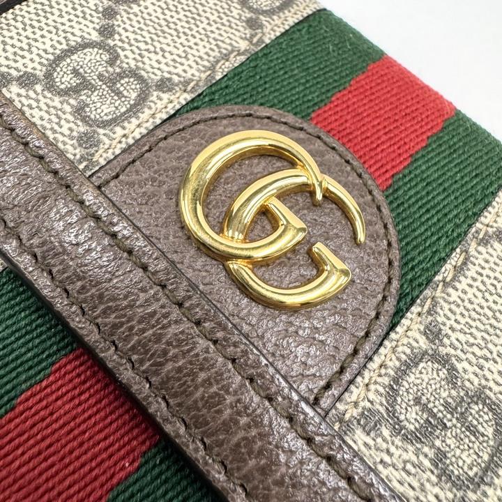 GUCCI オフィディア フレンチフラップウォレット 財布 GGスプリーム