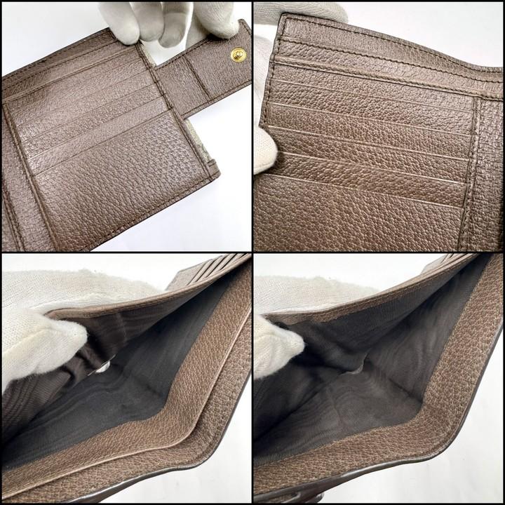 GUCCI オフィディア フレンチフラップウォレット 財布 GGスプリーム 
