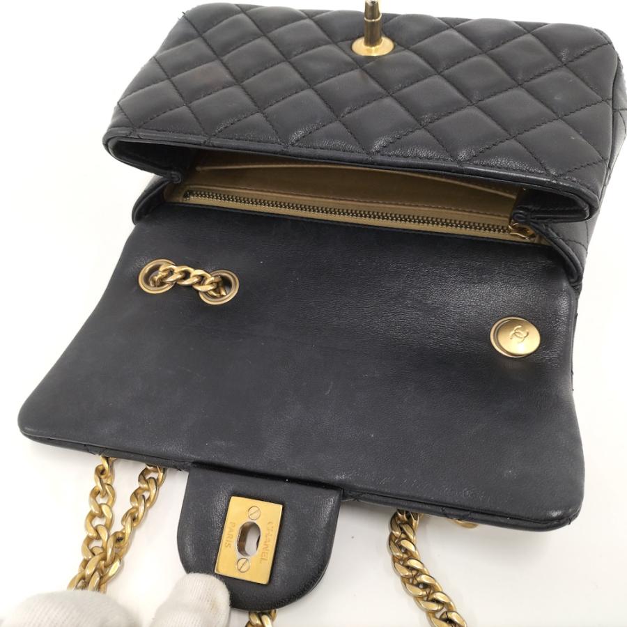 t*y様 CHANEL ブラックレザー ショルダーバッグ CHANEL（シャネル） マトラッセ20 ショルダーバッグ レザー ブラック