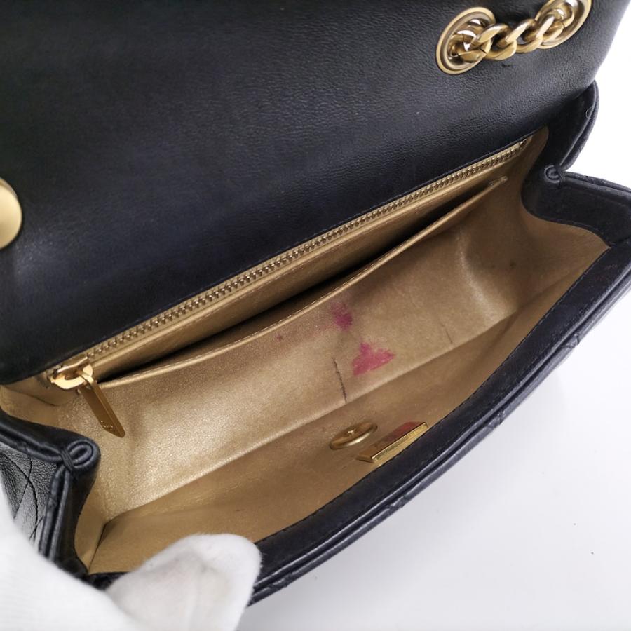 CHANEL（シャネル） マトラッセ20 ショルダーバッグ レザー ブラック