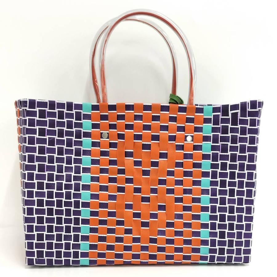 MARNI FLOWER CAFE ピクニックバッグ バスケットバッグ マルチカラー_1